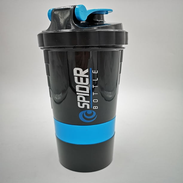 Vaso de plástico para batidos, vaso de regalo para batidos de fitness con proteína en polvo de tres capas