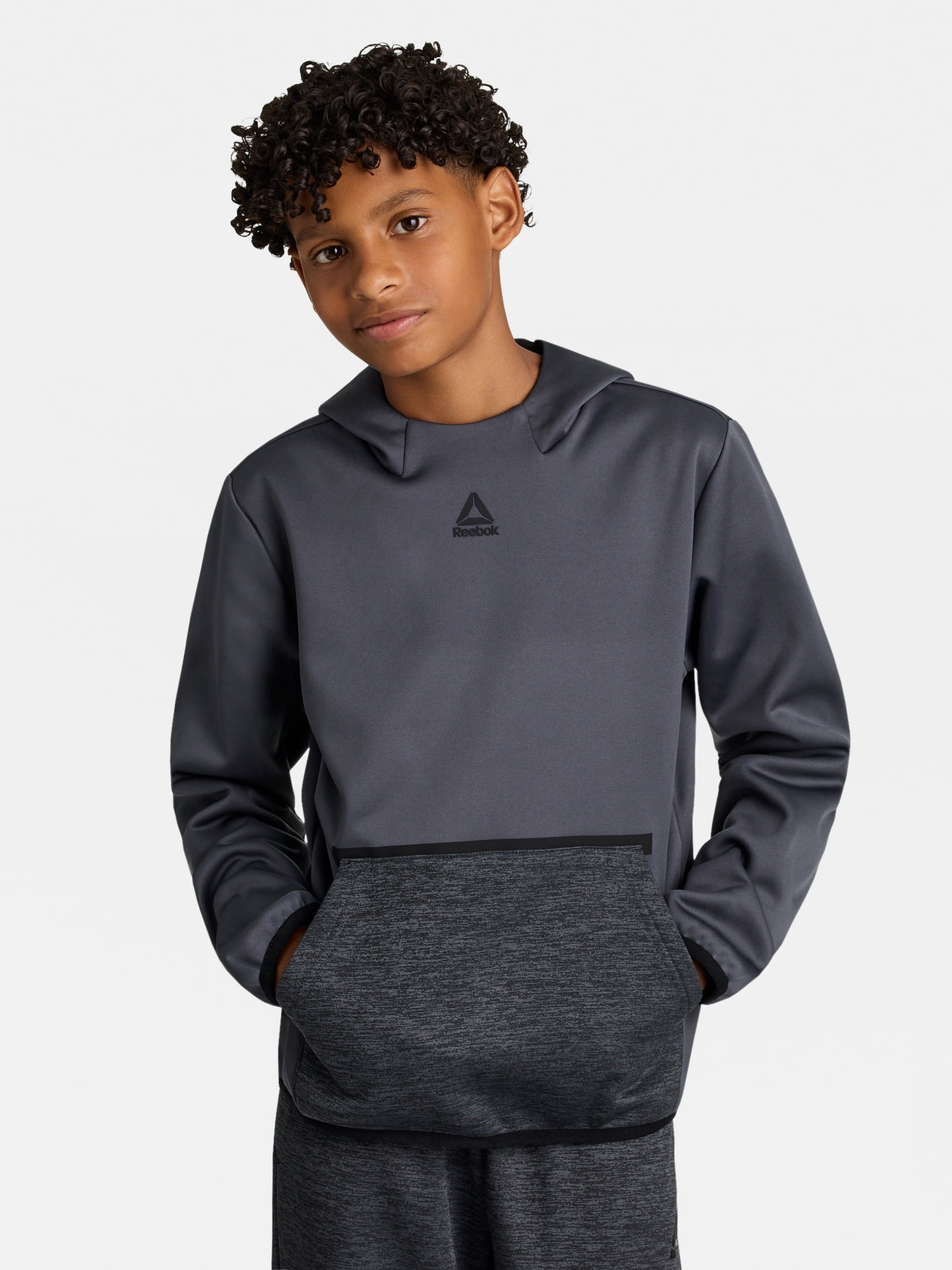 Reebok Boy's Athletic Cool Down Fleece Hoodie, Sizes 4-18