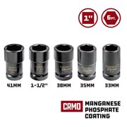 Powerbuilt 5 Piece Master Budd Wheel Socket Kit - 648993