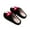 Black, variant on Womens Mens Slippers Retro Cute Cartoon Plush Warm Lined slippers Indoor House Home Winter Shoes for Couples