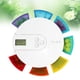thumbnail image 3 of Pastillero semanal digital con 7 compartimentos de colores y alarma para tomar suplementos., 3 of 8