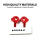 thumbnail image 3 of Ounissouiy RCGOFOLLOW-portador de buje de dirección, pieza de coche de control remoto, nudillos de bloque de dirección duraderos para 1/24 Axial Kits de construcción modelo Plata, 3 of 6