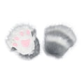 thumbnail image 2 of Guantes de disfraz Fernando Pata de gatito Gris, 2 of 8