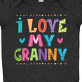 thumbnail image 4 of Inktastic I Love My Granny Cute Granddaughter Gift Girls Baby Bodysuit, 4 of 5