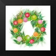 thumbnail image 2 of Pinto, Patricia 20x20 Black Modern Framed Museum Art Print Titled - BoHoHo Wreath, 2 of 5