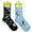 Black, Blue, variant on FOOZY'S Adult Socks - Volleyball, Set of 2