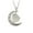 Multicolor Size F1, variant on Pearl Necklace, EDHITNR Fashion Conch Paper Card Alloy Pendant Necklace, 36mm Rose Quartz Silver Gold Chain All-Match Jewelry for Dating Wedding Party