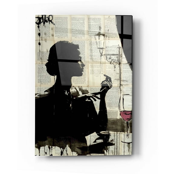 Epic Art 'Lush Life' by Loui Jover, Acrylic Glass Wall Art, 24"x36"