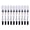 Black, variant on 10 Pack Double Head Marker Set for Workshop Line Writing and Labels