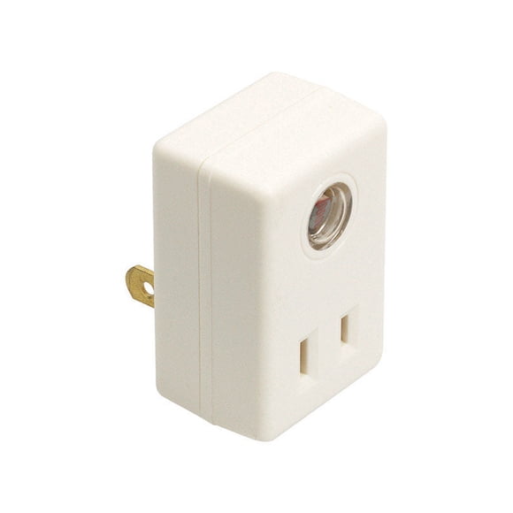 Control de luz enchufable Amertac White Photoelectric, paquete de 1
