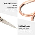 thumbnail image 3 of Embroidery Sewing Scissor, Stainless Steel Scissor, Small Handicraft DIY Tool with Incisive Blade for Sewing, Craft, Art Work, 3 of 8