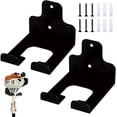 thumbnail image 1 of Two-piece wall bracket set Suitable for lawnmower/brushcutter, garden tool rack, brushcutter stand, 1 of 4