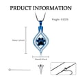 thumbnail image 2 of Dog/Cat Paw Cremation Jewelry for Ashes The Eye of My Heart Urn Necklace Keepsake Urn Jewelry for Pet Gifts, 2 of 7