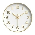 thumbnail image 2 of Modern Silent Wall Clock 12 Inch, Battery Operated Non-Ticking Analog Clock with Minimalist Design for Kitchen, Bedroom, Office, Home, 2 of 6