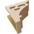 thumbnail image 6 of 7"W x 14"D x 14"H Classic Mayflower Rough Cedar Woodgrain TimberThane Corbel, Primed Tan, 6 of 6