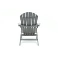 thumbnail image 6 of LuXeo Hampton Gray Poly Outdoor Adirondack Chair (2 Pack), 6 of 12