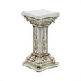 thumbnail image 2 of Vintage European Roman Column Ornament Display Stand Base Nostalgic Photography Props Sculpture Garden Decoration, Retro Style Exquisite Carving Elegant Line Desktop Garden, 2 of 6