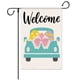 thumbnail image 1 of Banner de jardín de doble cara con diseño floral de conejito de Pascua, decoración navideña, 1 of 5