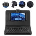 thumbnail image 4 of Bysome Mini Portable Leather Wireless Blueteeth Keyboard for for Android Phone, 4 of 9