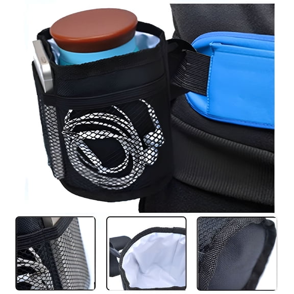 ACDANC Drink Bottle Cup Holder Insulation Cup Bag For Wheelchair Knee Walker Rollator Stroller 10*14cm