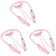 thumbnail image 1 of 3X Auriculares Inalámbricos Bluetooth Tipo de Cuello Reducción de Ruido Estéreo Tarjeta de Conexión Universal Auriculares Deportivos Micrófono, Rosa, 1 of 2