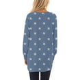thumbnail image 3 of Womens 2023 Fall Long Sleeve T-Shirts Casual Tunic Tops for Leggings Loose Soft Blouses with Pocket, 3 of 7