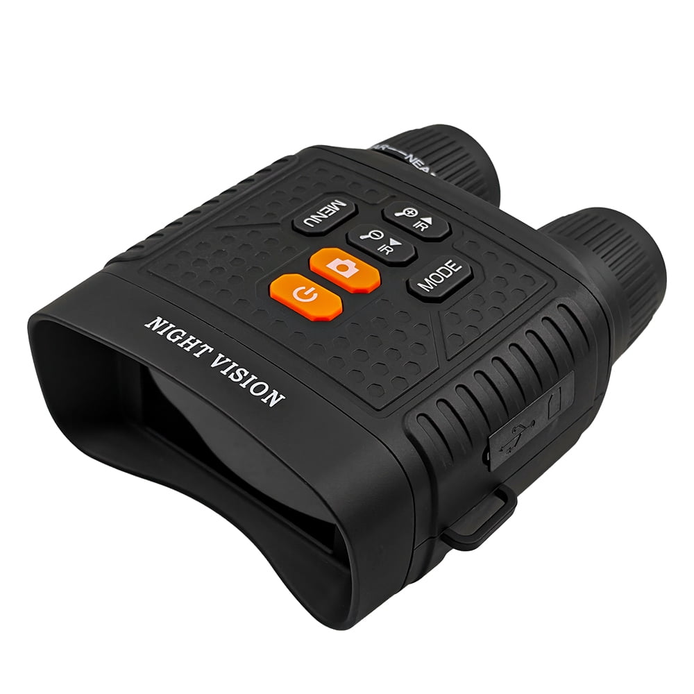 Night Vision Goggles Binoculars for Adults - 6X Digital Zoom, 3" HD Screen, Long Battery Life, Ideal for Hunting, Camping, Wildlife Watching & Home Security (Orange button)