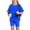 Blue, variant on Eltusu Girls Outfit Sets, Solid Color Short Sleeve Crewneck T-Shirts & Shorts Sets Light Blue Size 10-12 T