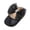 Black, variant on Splozh Infant Shoes Girl Baby Girls Mary Janes Flat Bowknot Rubber Sole First Walker Princess Dress Shoes Infant Ballet Shoes Gold,US 4