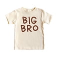 thumbnail image 4 of Big Bro Shirt for Boys Handwritten Older Brother Graphic T-Shirt Natural Shirt Youth Large, 4 of 5