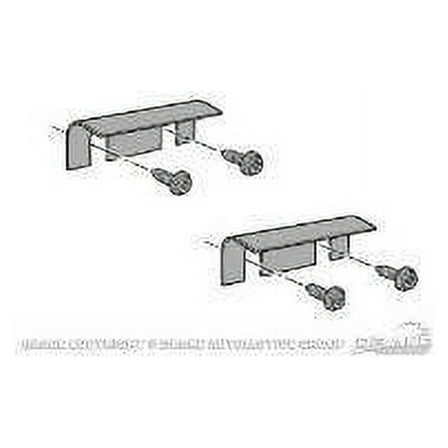 Scott Drake C5ZZ-16A670-A Hood Seal Retainer Clip