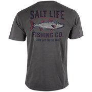 Salt Life Men's Short Sleeve Crewneck T Shirt Sea Graphic Quartz Grey Small