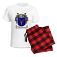 thumbnail image 5 of CafePress - Mckinney Coat Of Arms Women's Light Pajamas - Women's Short Sleeve Print T-Shirt and Pants Light Cotton Pajama Set, 5 of 7