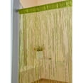 thumbnail image 3 of Nvzi-c 2 Pack 39 x 79 Inch Curtains for Doorways Room Divider Curtains Hippie Room Decor Hanging Beaded Curtains for Bedroom Closet Door,Green, 3 of 4