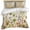 Green, variant on Sage Green Yellow Spring Floral Duvet Cover Set,Watercolor Botanical Summer Flowers Soft Duvet Cover Twin Size Bedding Set 4Pcs,1 Quiltcover and 2 Pillowcases with Zipper,1 Bed Sheet for All Seasons