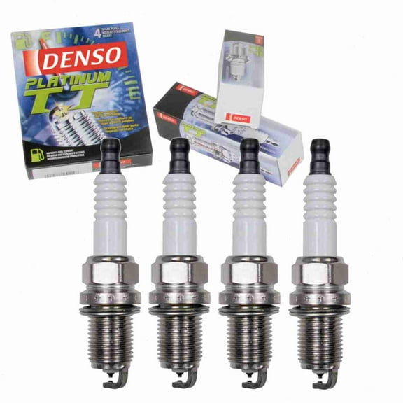 4 pc DENSO Platinum TT Spark Plugs compatible with Scion xB 2.4L L4 2008-2011