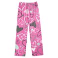 thumbnail image 5 of yievot Womens Button Down Pajamas Sets Valentines Day Gift Pajamas Long Sleeve Loungewear 2 Piece Soft Sleepwear, 5 of 5