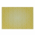 thumbnail image 1 of Yellow Cutting Board, Diagonal Swirling Ornate Victorian Damask Patterns on Retro Background Graphic Design, Decorative Tempered Glass Cutting and Serving Board, Small Size, Yellow, by Ambesonne, 1 of 1