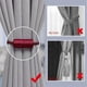 thumbnail image 2 of Paquete de Alzapaños Magnéticos YONGSHENG para Cortinas 16 pulgadas Rojo vino, 2 of 3