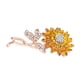 thumbnail image 5 of Broche de girasol Broche de aleación Pin Broche decorativo Chaquetas Broche Decoración, 5 of 8