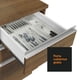 thumbnail image 4 of Mueble de Cocina Para Tarja Madesa Glamy 2 Puertas y 3 Cajones + Tenedor, 4 of 5