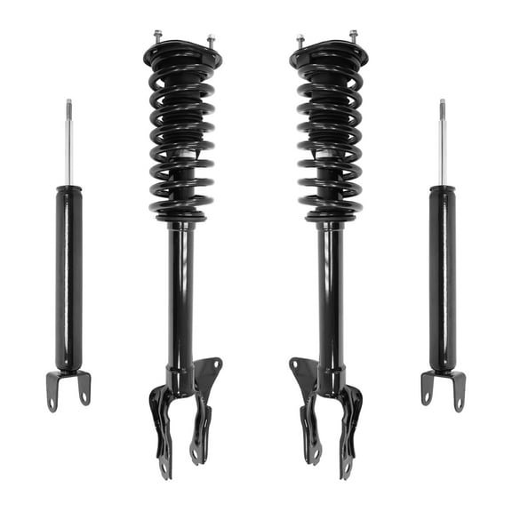 Unity Automotive Front & Rear Complete Strut Assembly Shock Kit Fits 2016-2020 Jeep Grand Cherokee, 4-11225-256500-001
