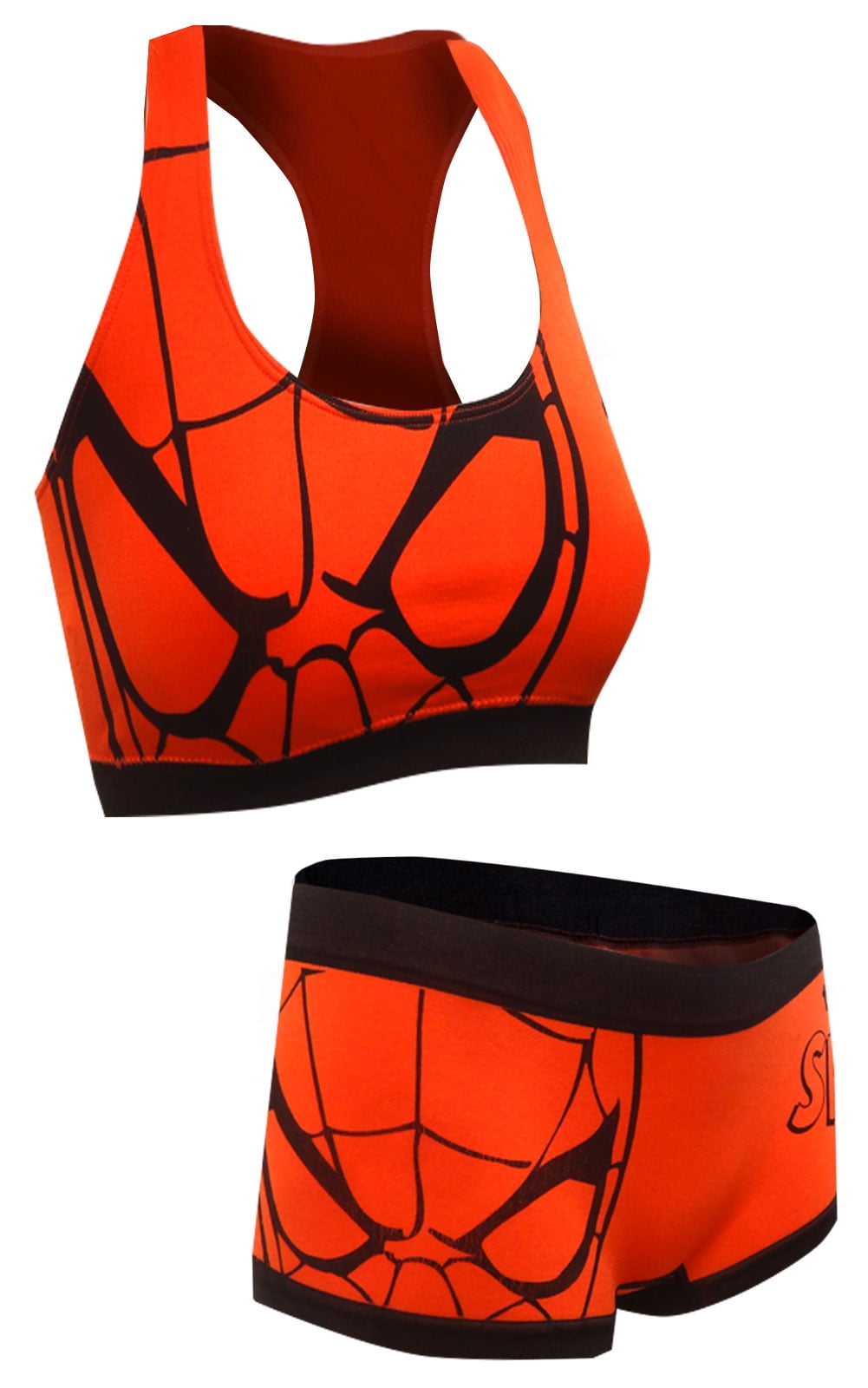 spiderman sports bra