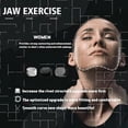 thumbnail image 5 of Ejercitador para hombres y mujeres, 3 niveles de resistencia (6 piezas), tableta de silicona para ejercitar la mandíbula, potente entrenador de mandíbula y ejercitador facial, adelgaza y ton, 5 of 5
