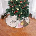 thumbnail image 2 of FMSHPON Women Sitting on The Branches Xmas Christmas Tree Skirt Stand Mat for Holiday Party Decoration Indoor Outdoor 48 inches, 2 of 3