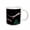 White, variant on 3drose, Bahama Brown Anole Lizard - Na02 Dno0261 - David Northcott, 15oz Two-tone Green Mug