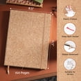 thumbnail image 4 of BEECHMORE BOOKS Lined Journal Notebook, 8.5 x 11.5 inch, A4 160 Lined Pages, Hardcover Leather Journals for Women, Men, Writing and Notebooks for Work - 120 GSM Thick Paper, Gifts Box Included, 4 of 14