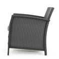 thumbnail image 5 of GDF Studio Raina Outdoor Wicker Club Chairs with Cushion, Set of 2, Gray and Light Gray, 5 of 5
