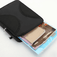 thumbnail image 2 of 2X Étui Universel pour Violon en Fibre de Carbone Sac de Partitions Musique Dure, Noir, 2 of 4