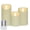 Plastic-3Pack, variant on Battery Operated LED Flameless Candles with Remote and Timer, Real Wax Candles Warm Color Flickering Light for Festival Wedding Home Party Decor(Pack of 3)